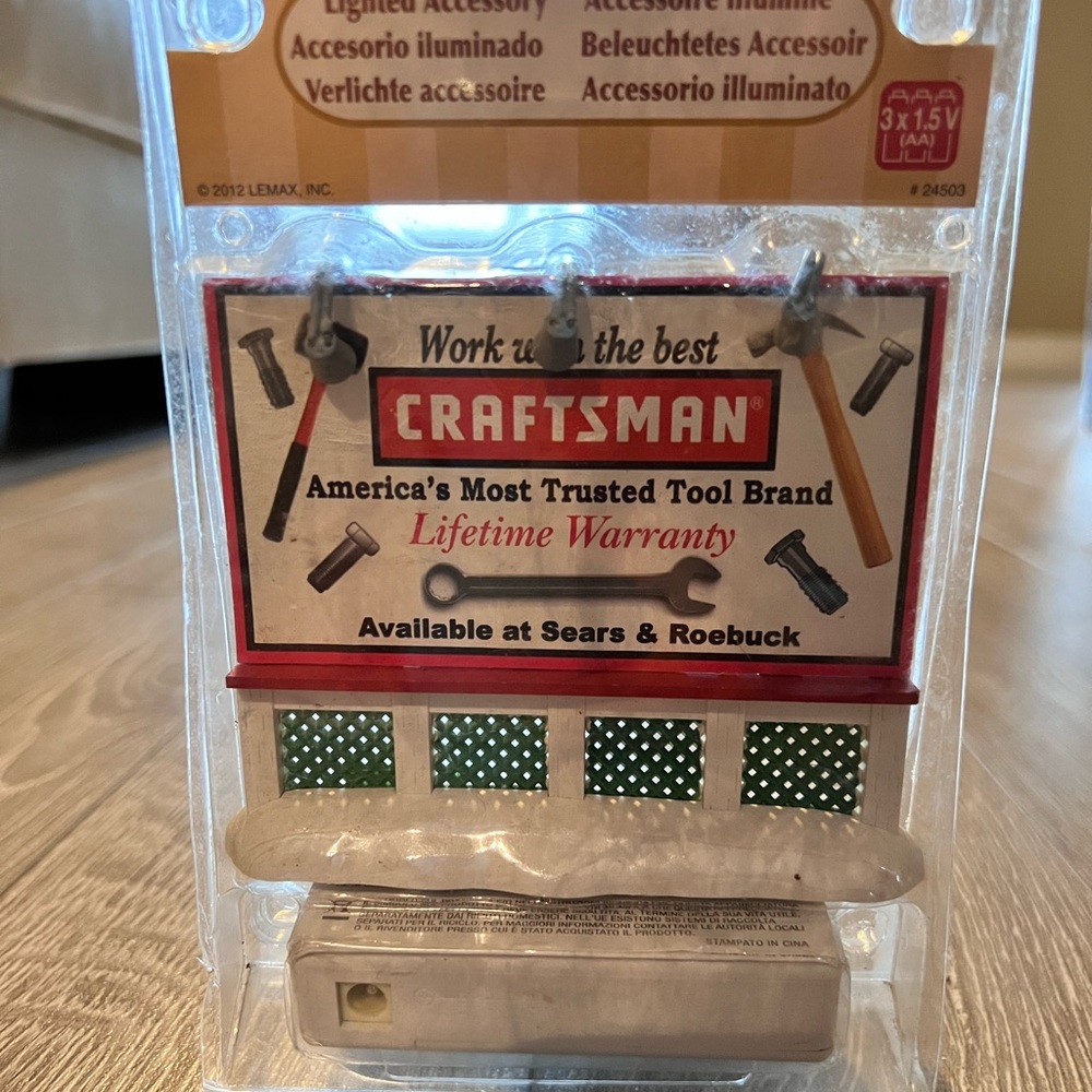 Lemax accessory 💡 craftsman & wine festival🍷